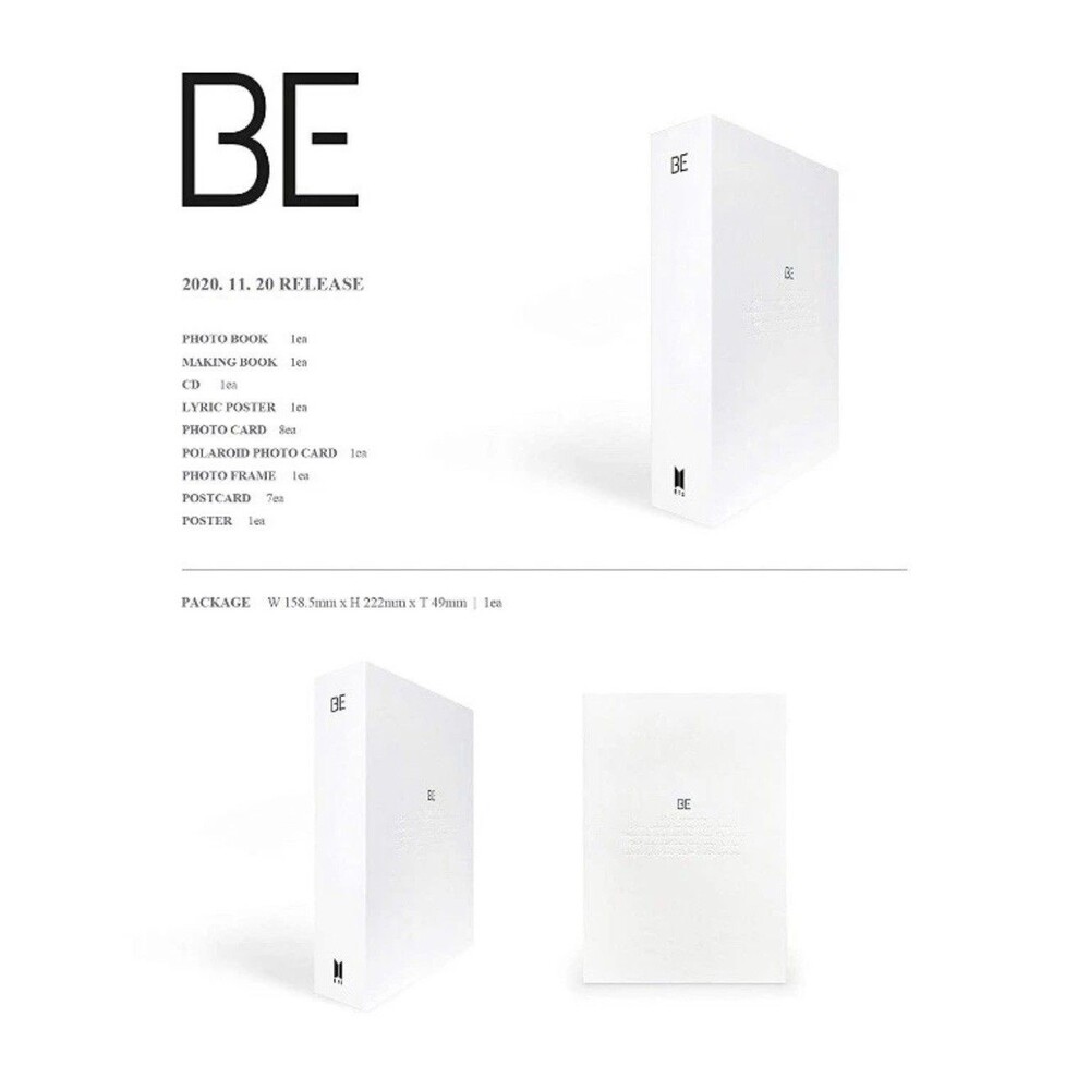 BTS BE (Deluxe Edition) Album – Complete w/ 8 Photocards, Polaroid, CD, 2 Poster - Picture 9 of 9